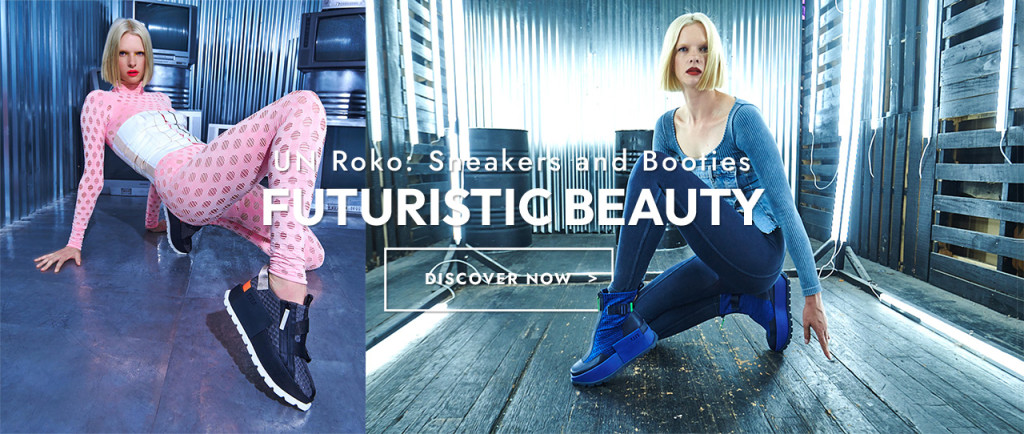 Futuristic sneakers and sneaker-boots - United Nude Roko models