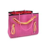 Mooilo Beach Bag L Colorful Pink