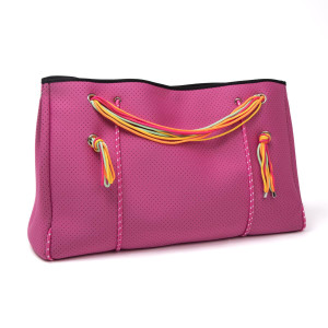 Mooilo Beach Bag XL Colorful Pink
