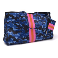 Moolo Beach Bag XL Camouflage Blue